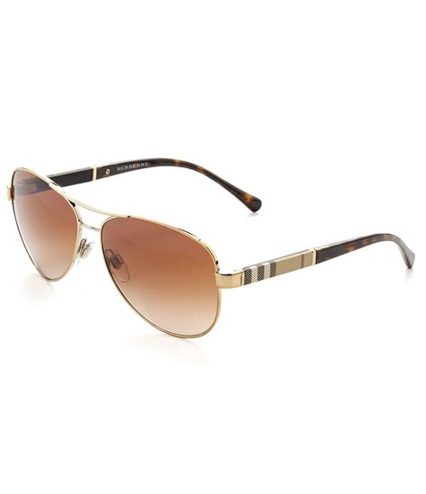 Women's Burberry Aviator Sunglasses 